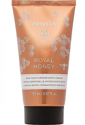 Зволожувальний крем для тіла - Apivita Royal Honey Rich Moisturizing Body Cream