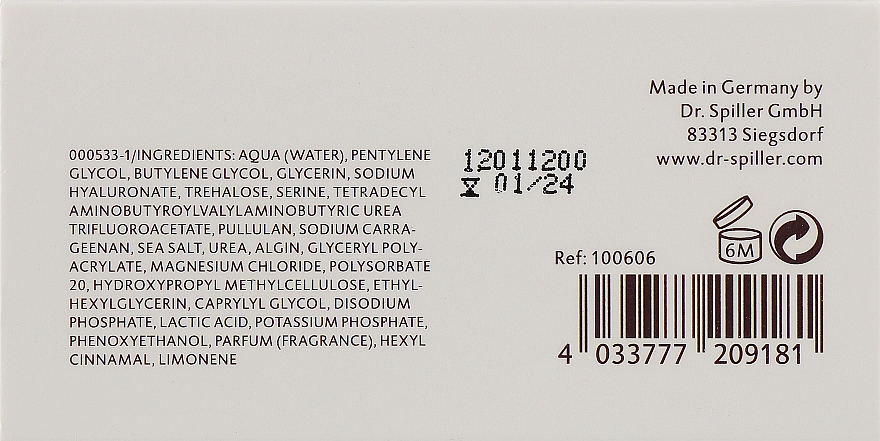 Омолоджувальна сироватка з гіалуронеовою кислотою - Dr.Spiller Celltresor Penta Hyaluron Serum — фото N4