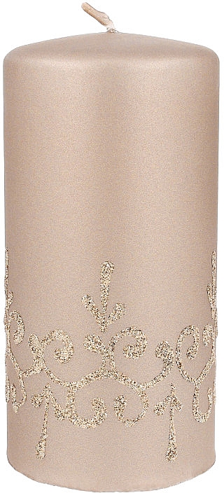 Декоративна свічка "Тіффані", 7x14 см, шампань - Artman Tiffany Candle — фото N1