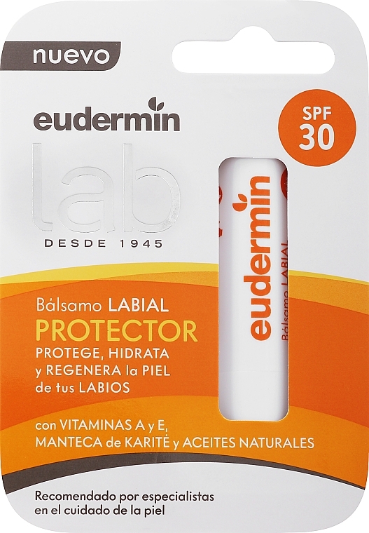 Солнцезащитный бальзам для губ - Eudermin Sun Care Protector Labial SPF6 — фото N1