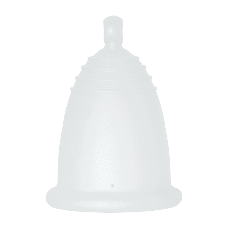 Менструальная чаша с шариком, размер S, прозрачная - MeLuna Classic Menstrual Cup Ball — фото N2