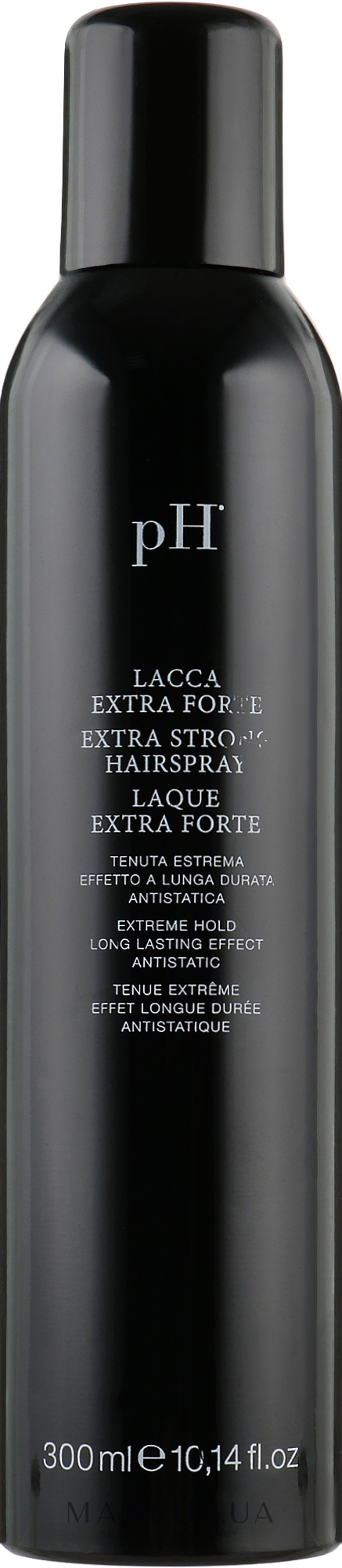 Спрей для волос экстрасильной фиксации - pH Laboratories Extra Strong Hairspray — фото 300ml