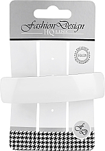 Заколка-автомат для волос "Fashion Design", 28557, белая - Top Choice Fashion Design HQ Line — фото N1