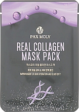 Парфумерія, косметика Маска тканинна з колагеном - Pax Moly Real Collagen Mask Pack