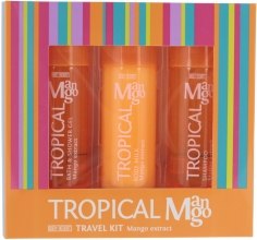 Духи, Парфюмерия, косметика Набор "Тропическое манго" - Body Resort Tropical Mango Travel Kit (sh/gel/100ml + b/milk/100ml + sh/100ml)