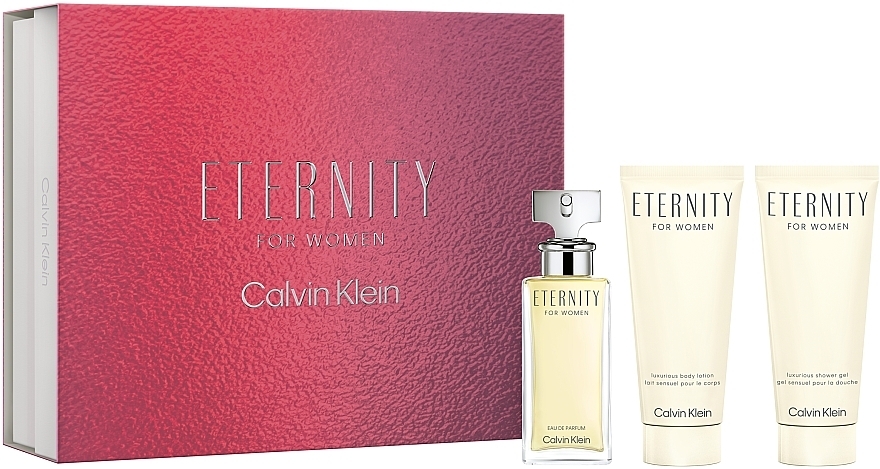 Calvin Klein Eternity For Women - Набір (edp/50 ml + b/lot/100 ml + sh/gel/100 ml) — фото N2