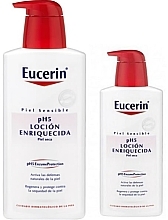 Духи, Парфюмерия, косметика Набор - Eucerin pH5 Body Lotion Enriquecida (lot/1000ml + lot/400ml)