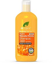 Шампунь для волос "Манука и алоэ вера" - Dr. Organic Manuka Honey Shampoo — фото N1