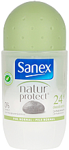 Духи, Парфюмерия, косметика Шариковый дезодорант с квасцами - Sanex Natur Protect 0% Piedra Alumbre Deo Roll-On