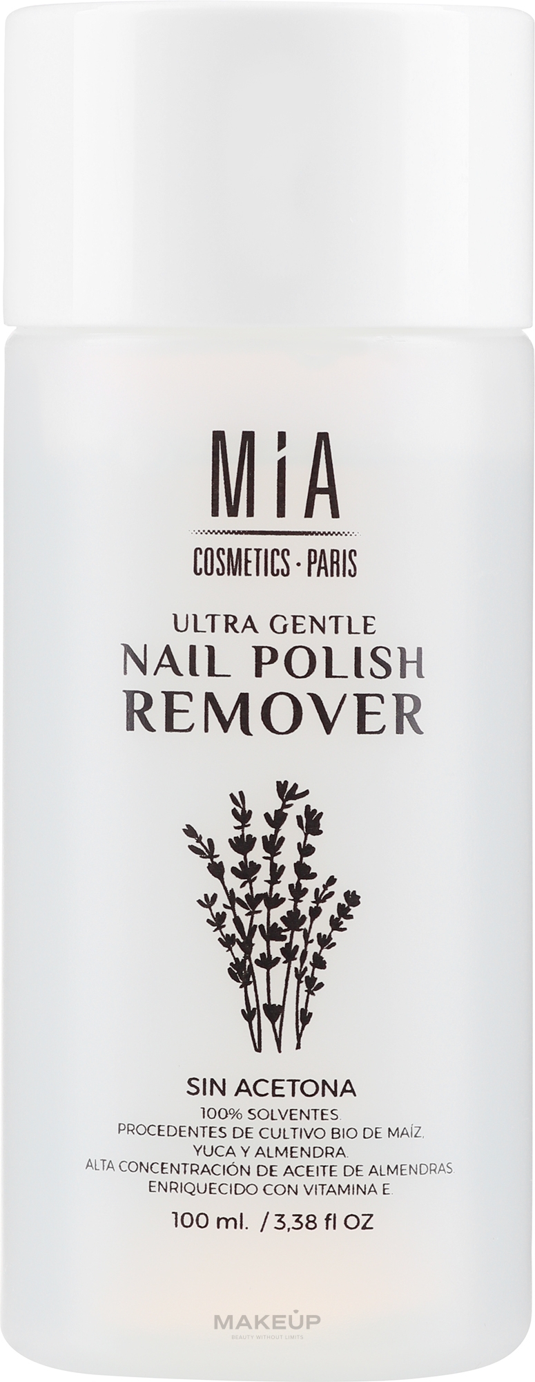 Жидкость для снятия лака - Mia Cosmetics Paris Ultra Gentle Nail Polish Remover — фото 100ml