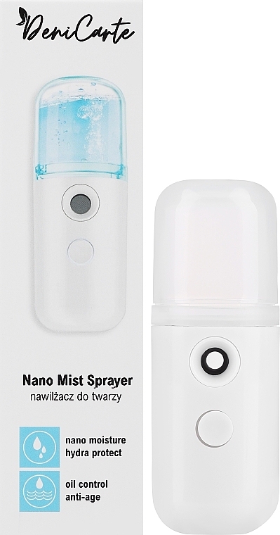 Увлажнитель воздуха для лица - Deni Carte Nano Mist Sprayer — фото N2