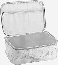 Косметичка-органайзер, біла з мармуровим принтом - Oriflame Skincare Toiletry Bag — фото N3