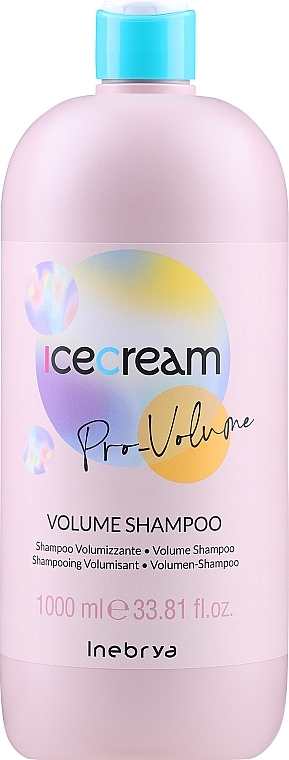 Шампунь для тонких волос - Inebrya Ice Cream Volume Shampoo — фото N3