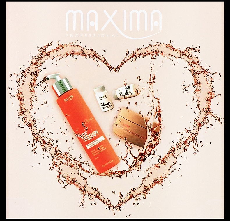 Набір - Maxima Life Therapy Set & Fiber Max (mask/250ml + serum/12ml + serum/10ml + serum/12ml) — фото N1