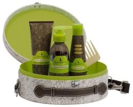 Духи, Парфюмерия, косметика Набор - Macadamia Natural Oil Hair Care Maintenance Set (mask/100ml + sh/100ml + means/125ml + brush)