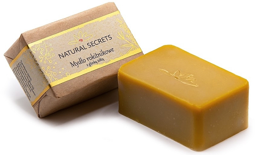 Облепиховое мыло с желтой глиной - Natural Secrets Soap — фото N1