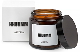 Натуральна соєва свічка з ароматом лаванди, пачулів, мускусу - Hhuumm — фото N2