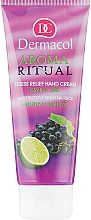 Крем для рук смягчающий "Виноград и лайм" - Dermacol Body Aroma Ritual Anti-Stress Hand Cream — фото N1