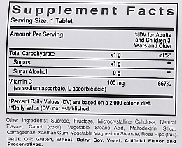 Витамины жевательные "Апельсин", 100 мг - Solgar Kangavites Vitamin C — фото N3