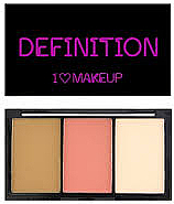 Парфумерія, косметика Палетка для контурування обличчя - Makeup Revolution I Heart Makeup I Heart Definition