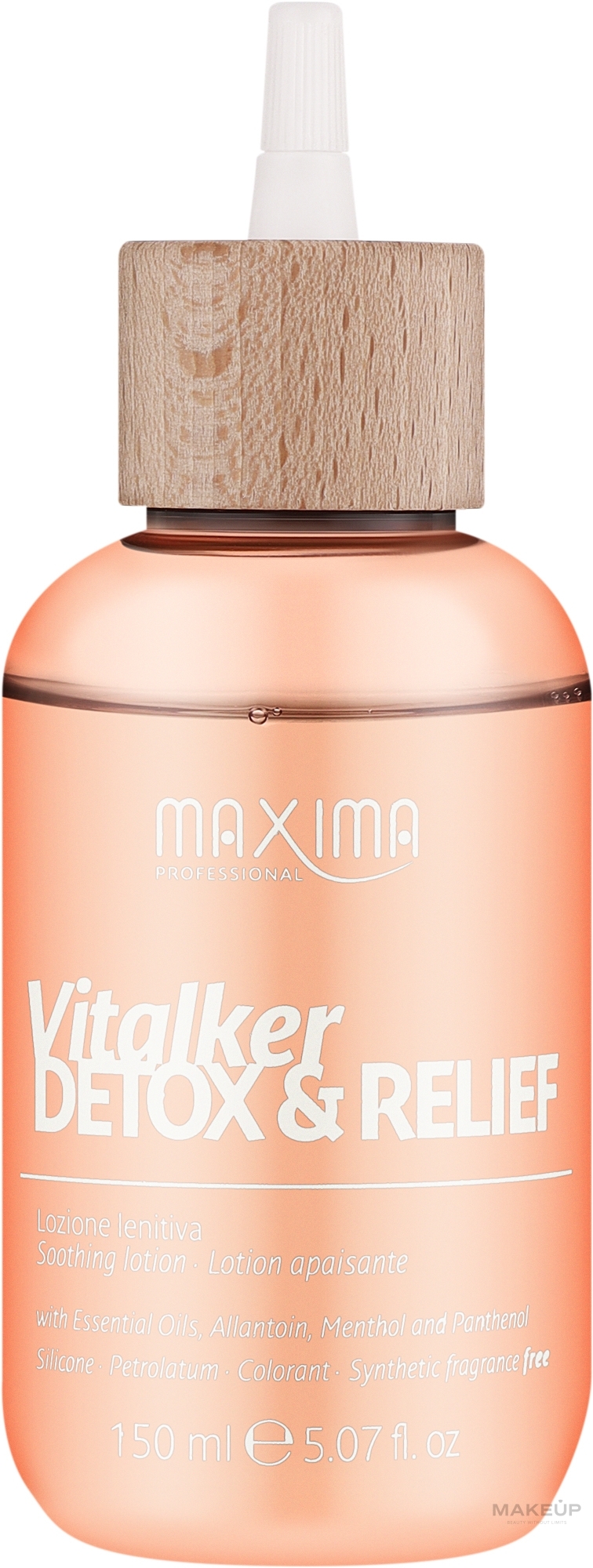 Успокаивающий лосьон для раздраженной кожи головы - Maxima Vitalker Detox And Relief — фото 150ml