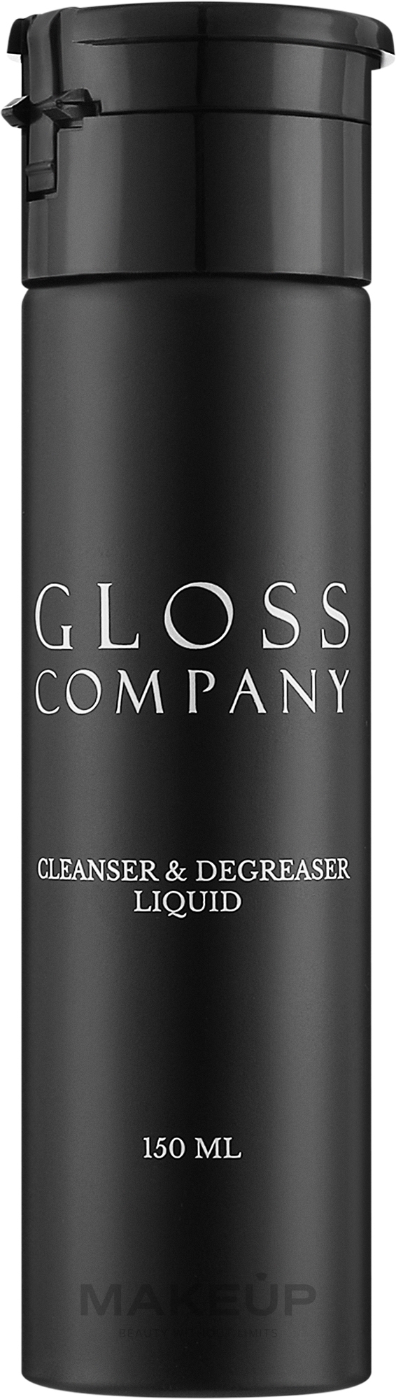 Клинсер 2 в 1 для ногтей - Gloss Company Cleanser & Degreaser Liquid  — фото Clear