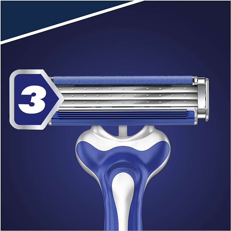 Набор одноразовых станков для бритья, 16 шт - Gillette Blue 3 Smooth — фото N5