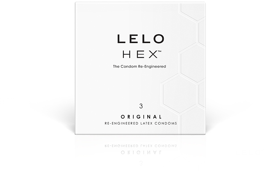 Презервативи, 3 шт. - Lelo HEX Original — фото N1