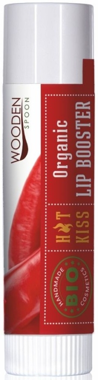 Бальзам для губ - Wooden Spoon Organic Lip Booster Hot Kiss — фото N1