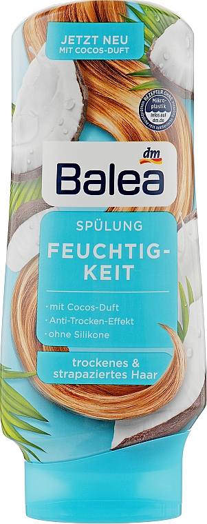Увлажняющий бальзам-ополаскиватель для волос - Balea Feuchtigkeit Mit Cocos-Duft — фото N3