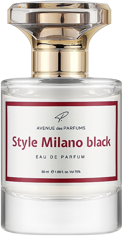 Avenue Des Parfums Style Milano Black - Парфумована вода — фото N1