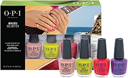 Духи, Парфюмерия, косметика Набор - OPI Malibu 2021 Summer (nailpolish/4*3,75ml)