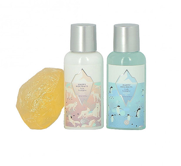 Набор - Accentra Happy Holidays Bath Set (sh/gel/100ml + b/lot/100ml + soap/50g + mask) — фото N3