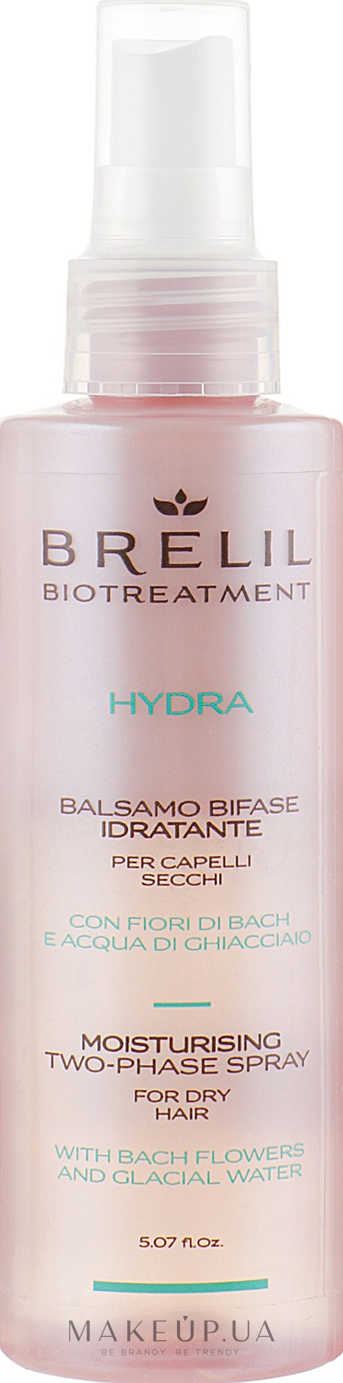 Двофазний зволожувальний бальзам  - Brelil Bio Treatment Hydra Two-Phase Spray — фото 150ml