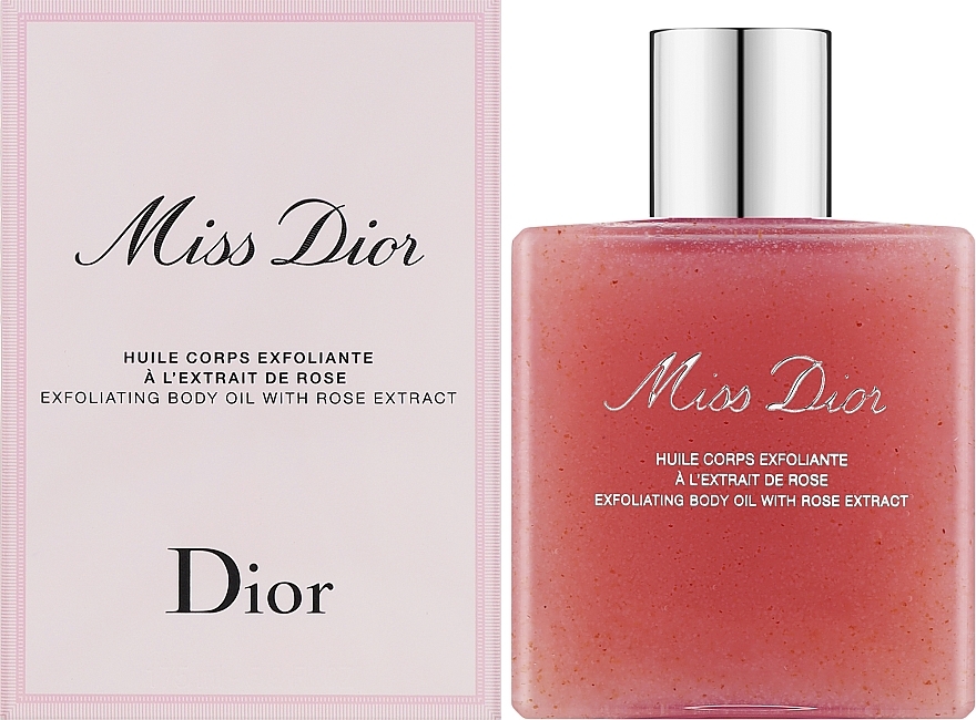 Dior Miss Dior Exfoliating Body Oil with Rose Extract - Отшелушивающее масло для тела — фото N2