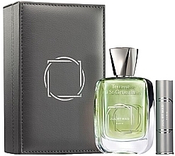 Jul et Mad Terrasse A St-Germain Leather Case - Набор (perfume/50ml + perfume/mini/7ml) — фото N1