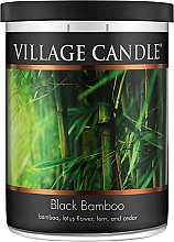 Духи, Парфюмерия, косметика Ароматическая свеча "Черный бамбук" - Village Candle Black Bamboo