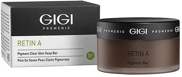 Противопигментное мыло в банке со спонжем - Gigi Retin A Pigment Clear Skin Soap Bar  — фото N1