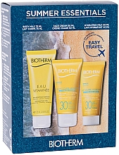 Парфумерія, косметика Набір - Biotherm Summer Essentials Face Sun Care (f/cr/50ml + f/milk/40ml + b/milk/75ml)