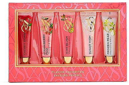 Набор - Victoria`s Secret Flavor Favorites Set (lip/gloss/5*13g) — фото N1