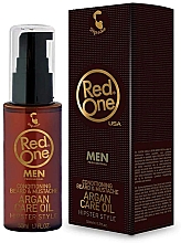 Арганієва олія-кондиціонер для бороди - Red One Conditioning Beard & Mustache Argan Care Oil — фото N1