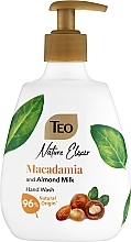 Парфумерія, косметика Рідке мило "Макадамія та мигдалеве молочко" - Teo Nature Elixir Macadamia And Almond Milk Hand Wash