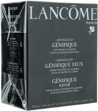 Парфумерія, косметика Набір - Lancome Genifique Activating Program (concent/50ml + eye/cr/15ml + cr/50ml)