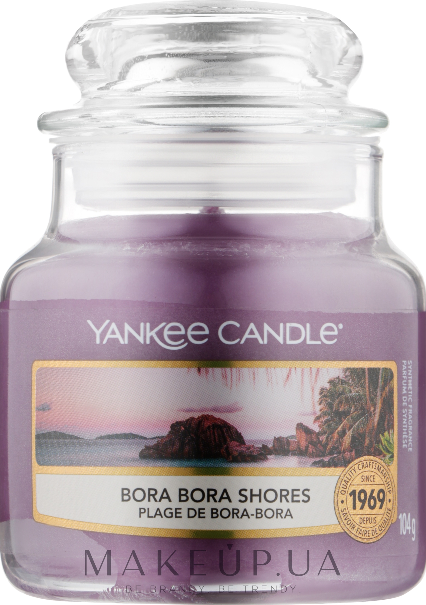 Свічка у скляній банці - Yankee Candle Bora Bora Shores Votive Candle — фото 104g