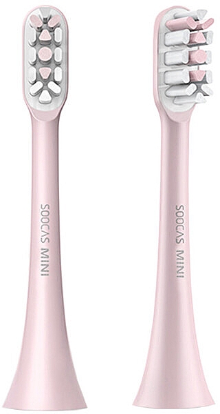 Насадка сменная для зубной щетки, розовая - Xiaomi Soocas X1/X3 Toothbrush Head — фото N1