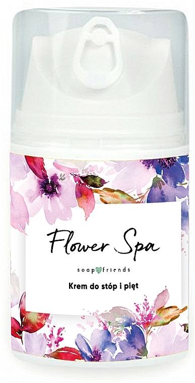 Крем для ніг із сечовиною - Soap&Friends Flower SPA — фото N1