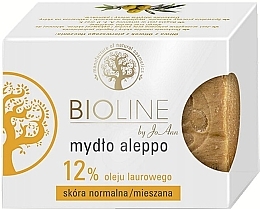 Мило алеппське з лавровою олією 12% - Bioline Aleppo Soap — фото N1