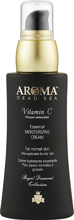 Увлажняющий крем с витамином С для нормальной и жирной кожи лица - Aroma Dead Sea Essential Moisturizing Cream
