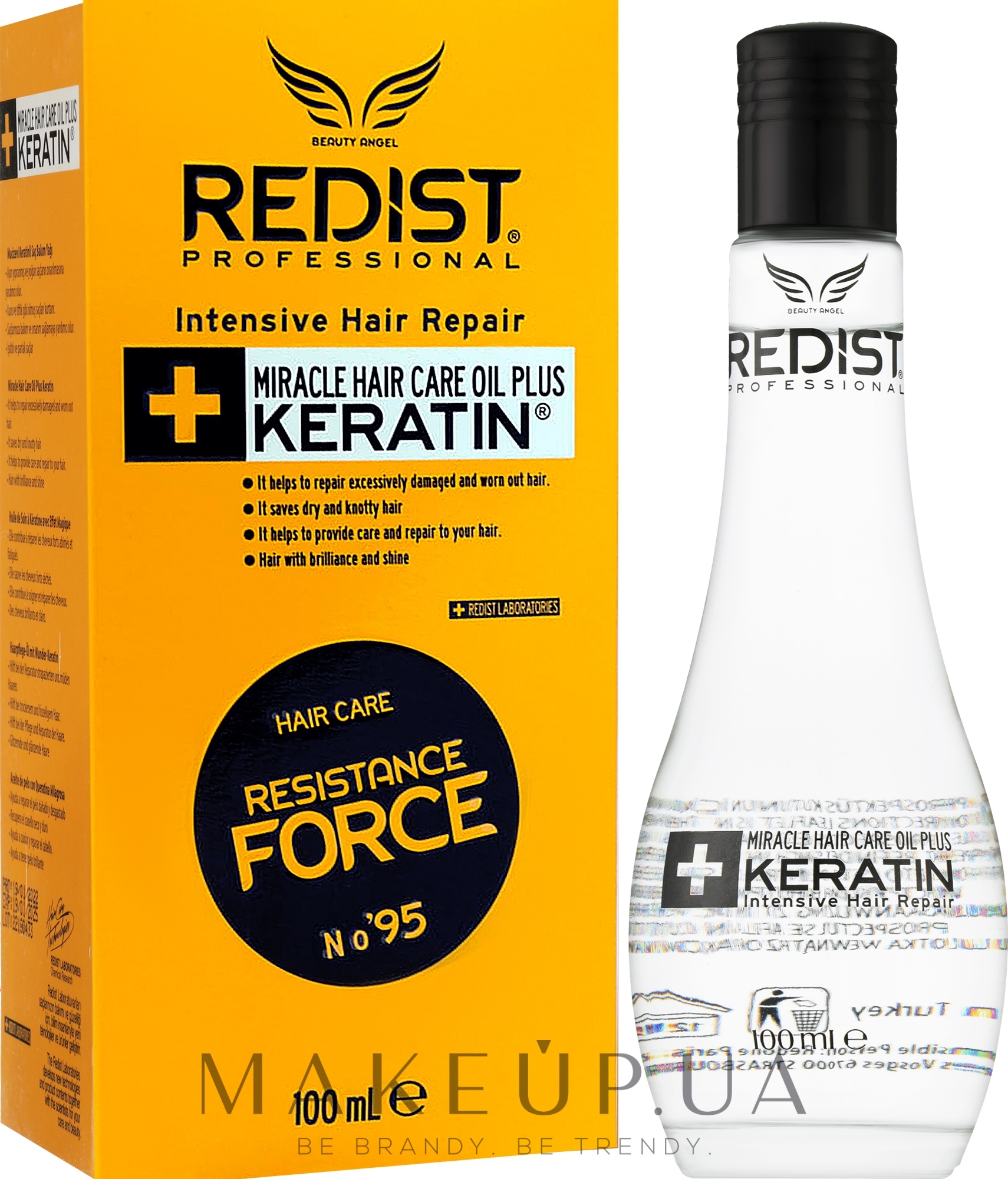 Кератиновое масло для волос - Redist Professional Keratin Miracle Oil — фото 100ml