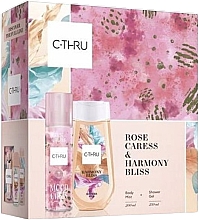 Парфумерія, косметика C-Thru Rose Caress + Harmony Bliss - Набір (b/spr/200ml + sh/gel/250ml)